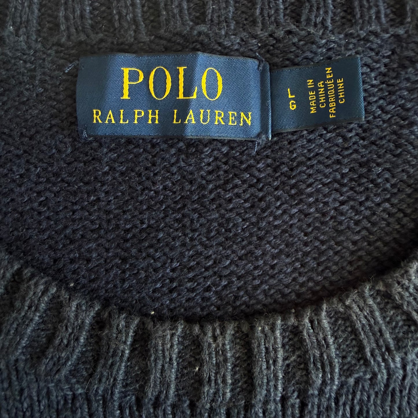 Polo Ralph Lauren Classic Bear Heavy Knit - L