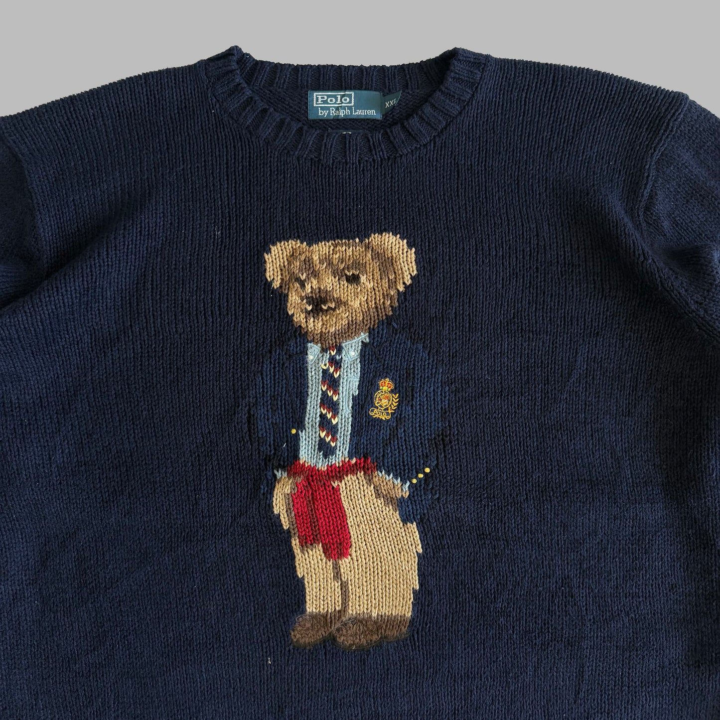 90s Polo Ralph Lauren Classic Bear Knit - XXL