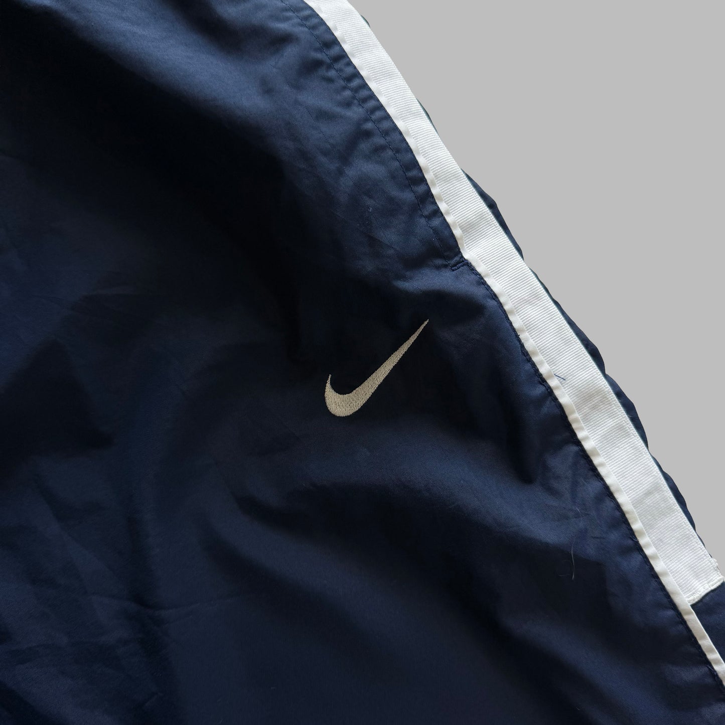 Y2K Nike Straight Leg Striped Track Pants - XL