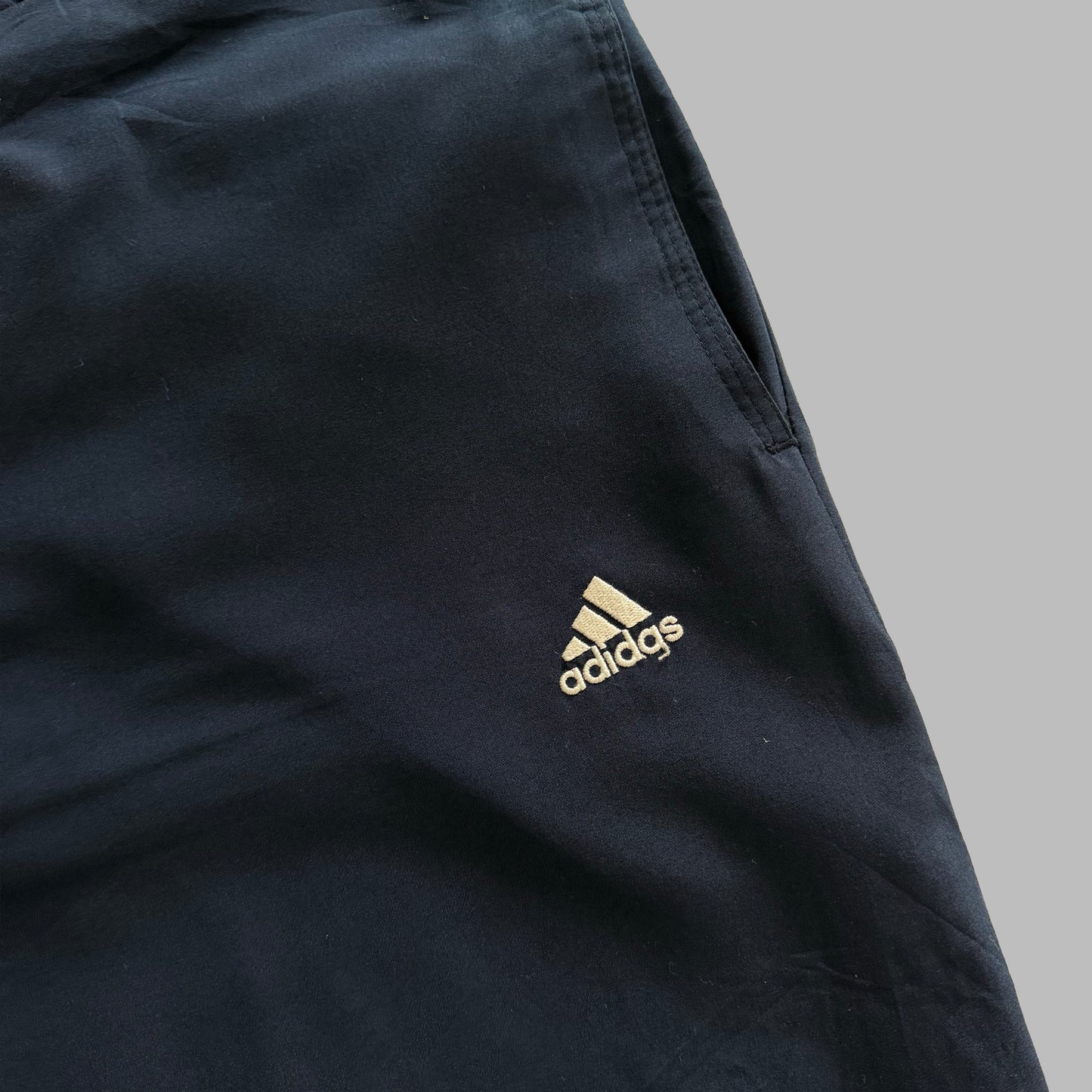 Y2K Adidas Parachute Classic Track Pants - L