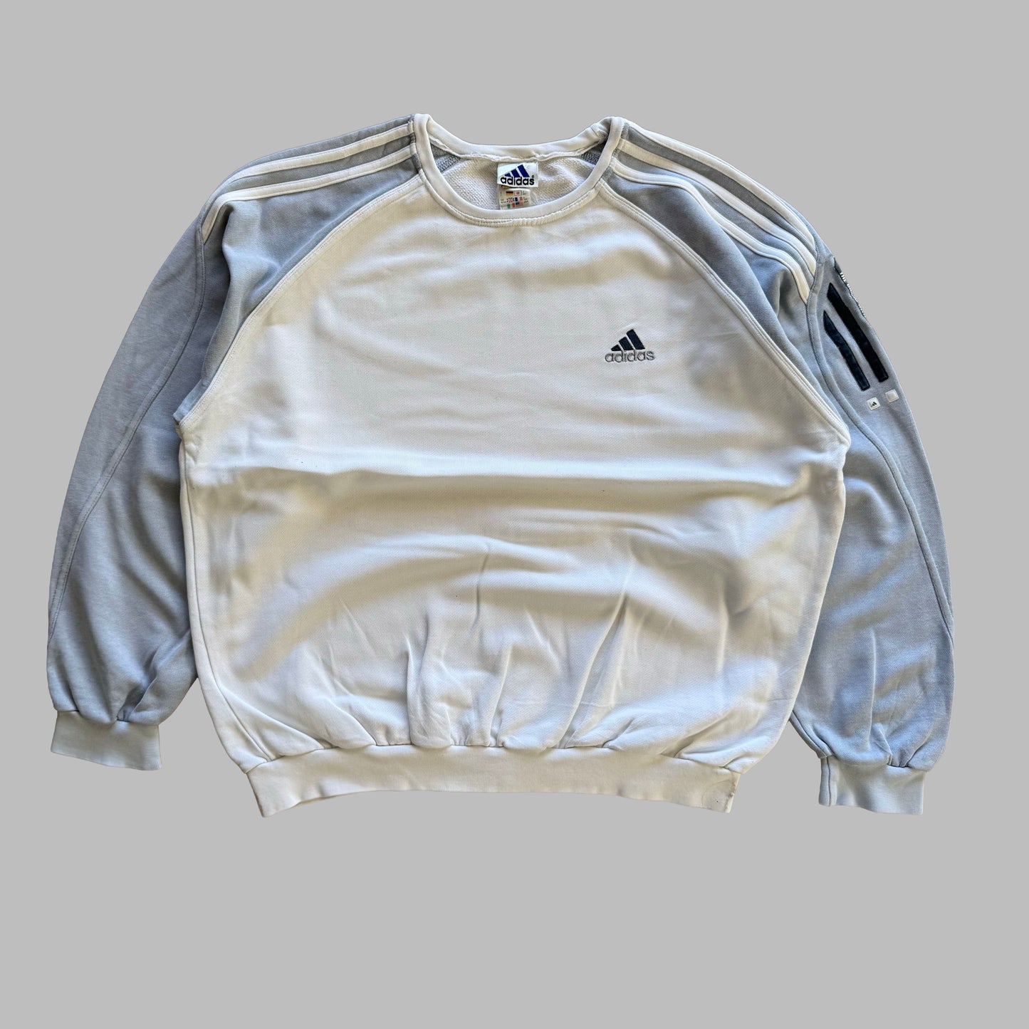 Adidas 3 Stripe Sweatshirt - Large