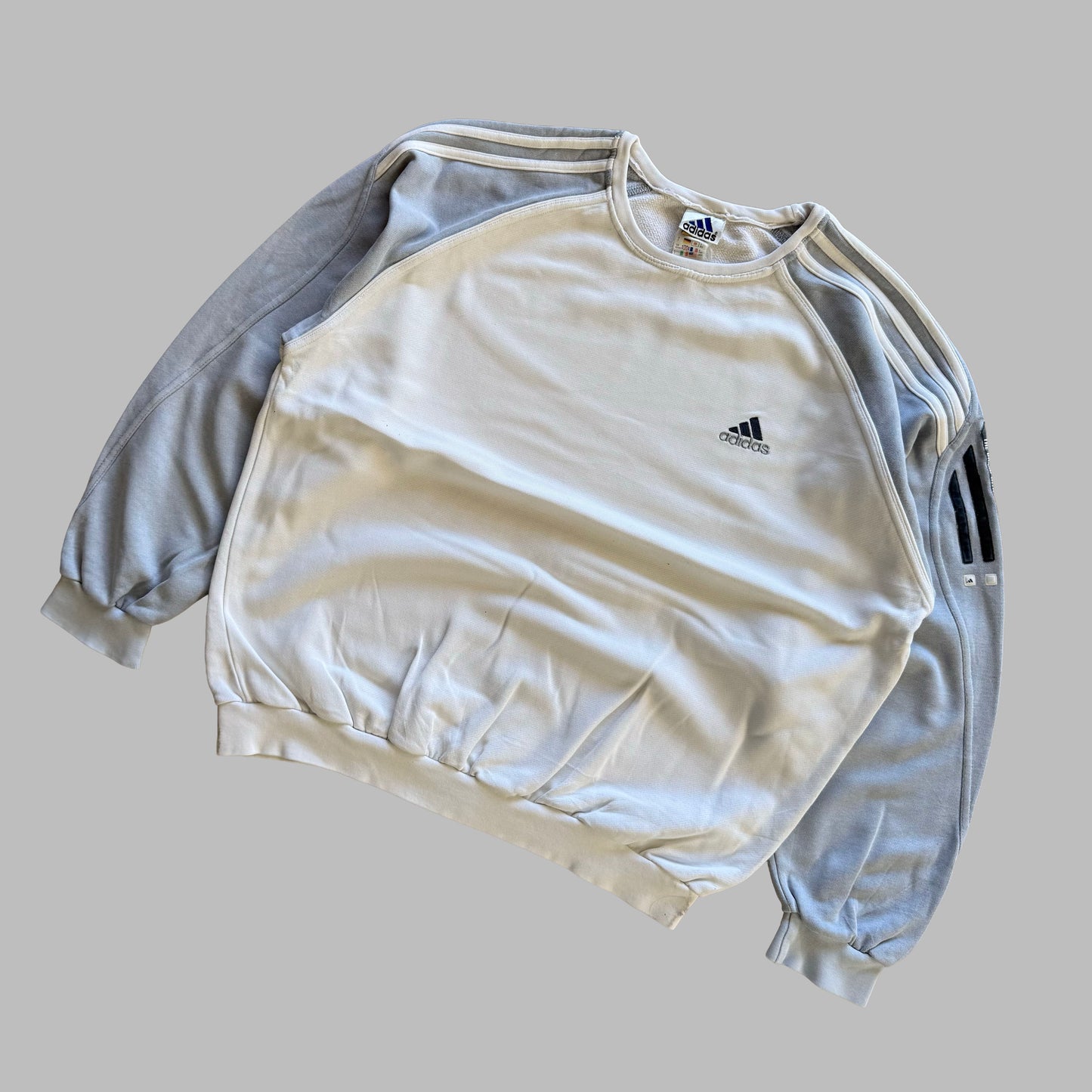 Adidas 3 Stripe Sweatshirt - Large