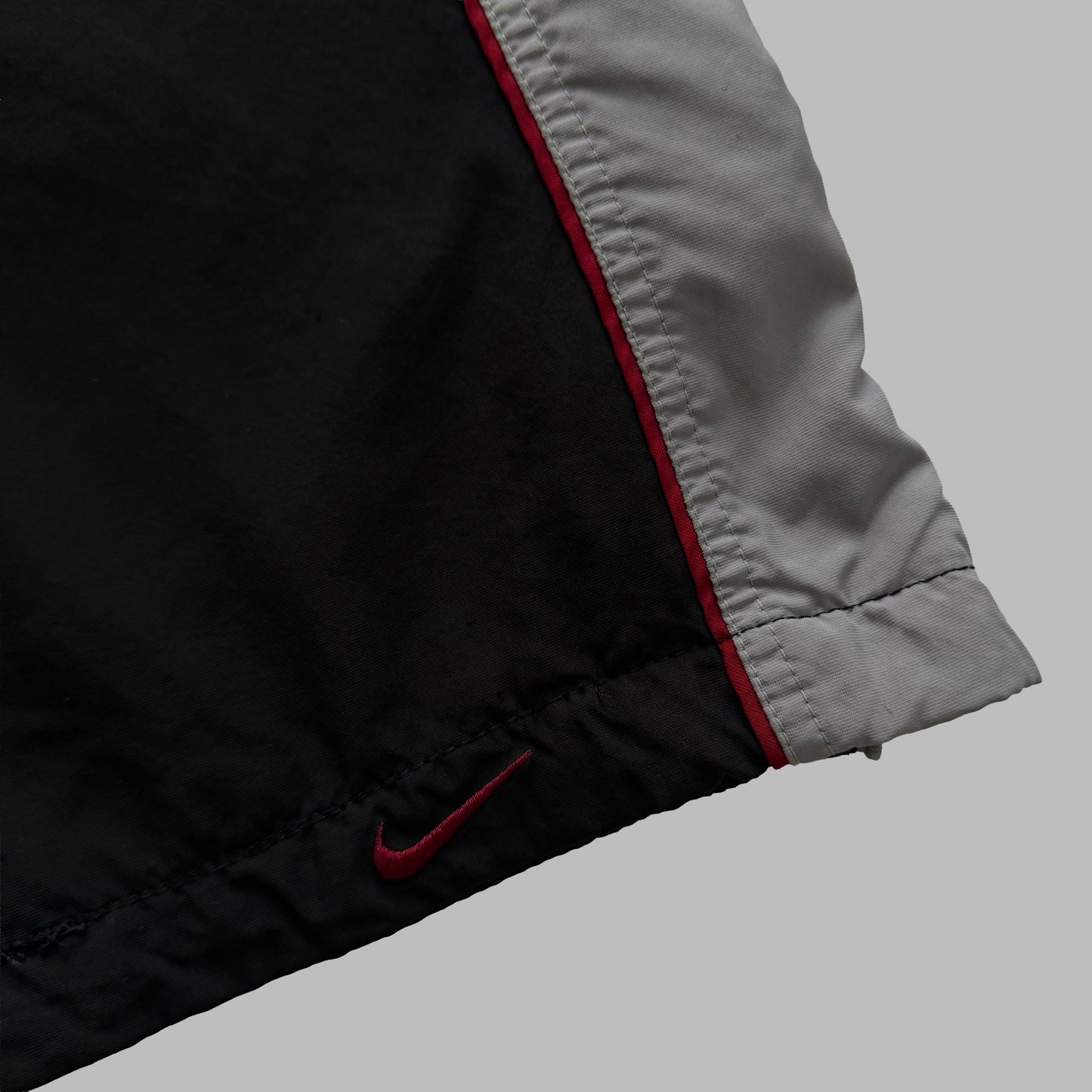 Y2K Nike Wide Leg Striped Track Pants - M