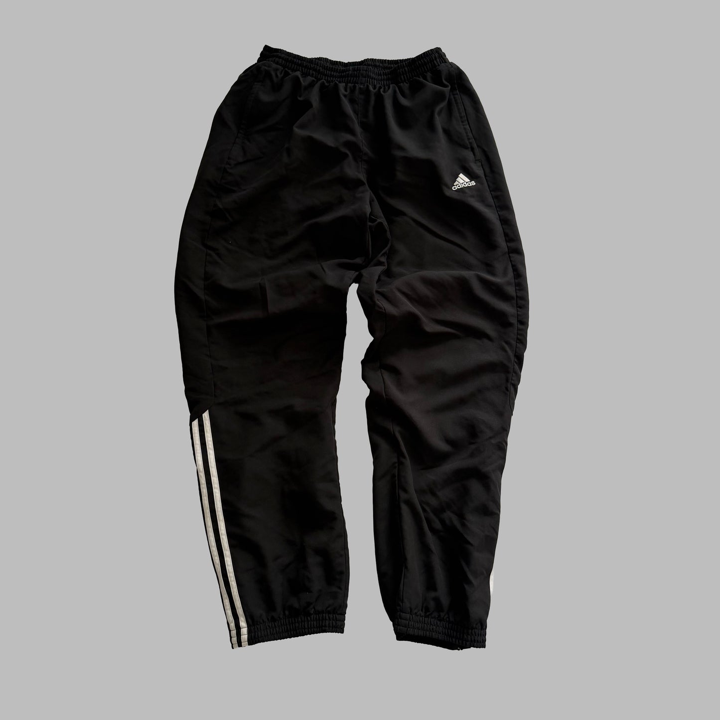 Y2K Adidas Minimal Baggy Track Pants - L