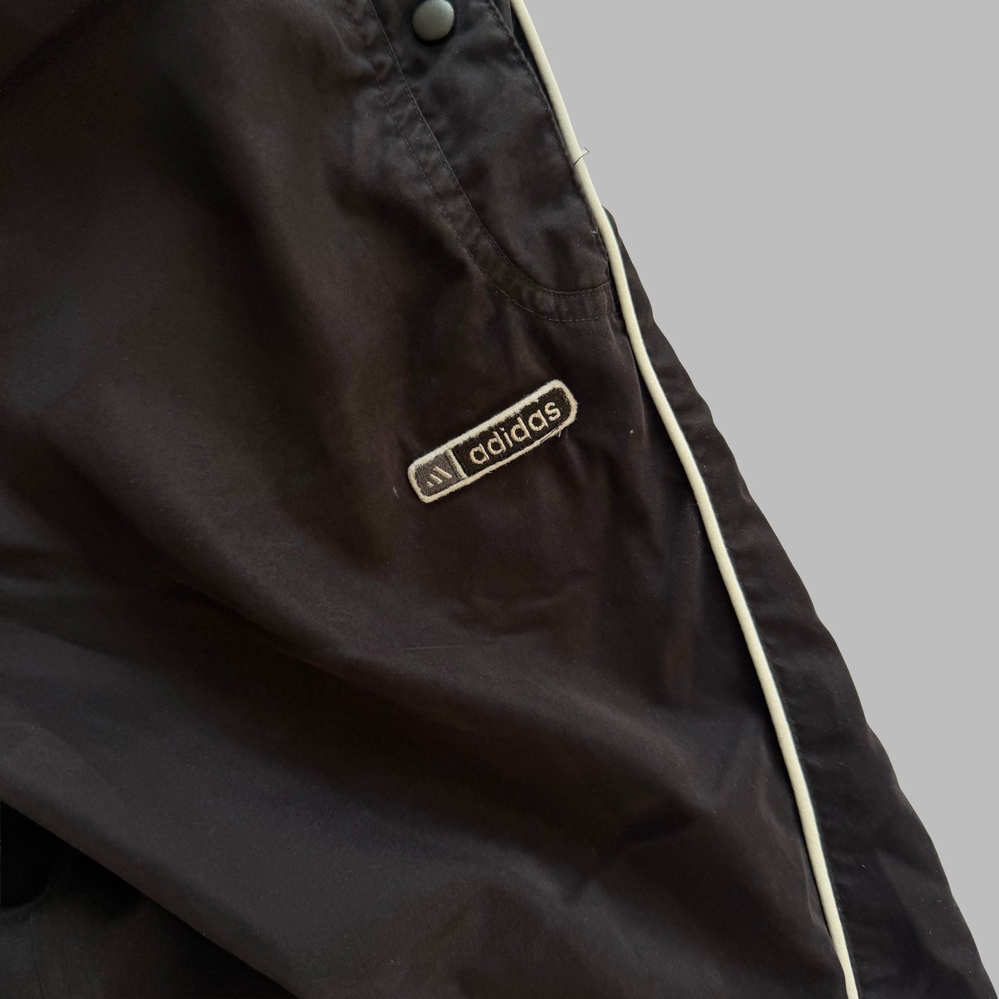 Y2K Adidas Baggy Classic Track Pants - M