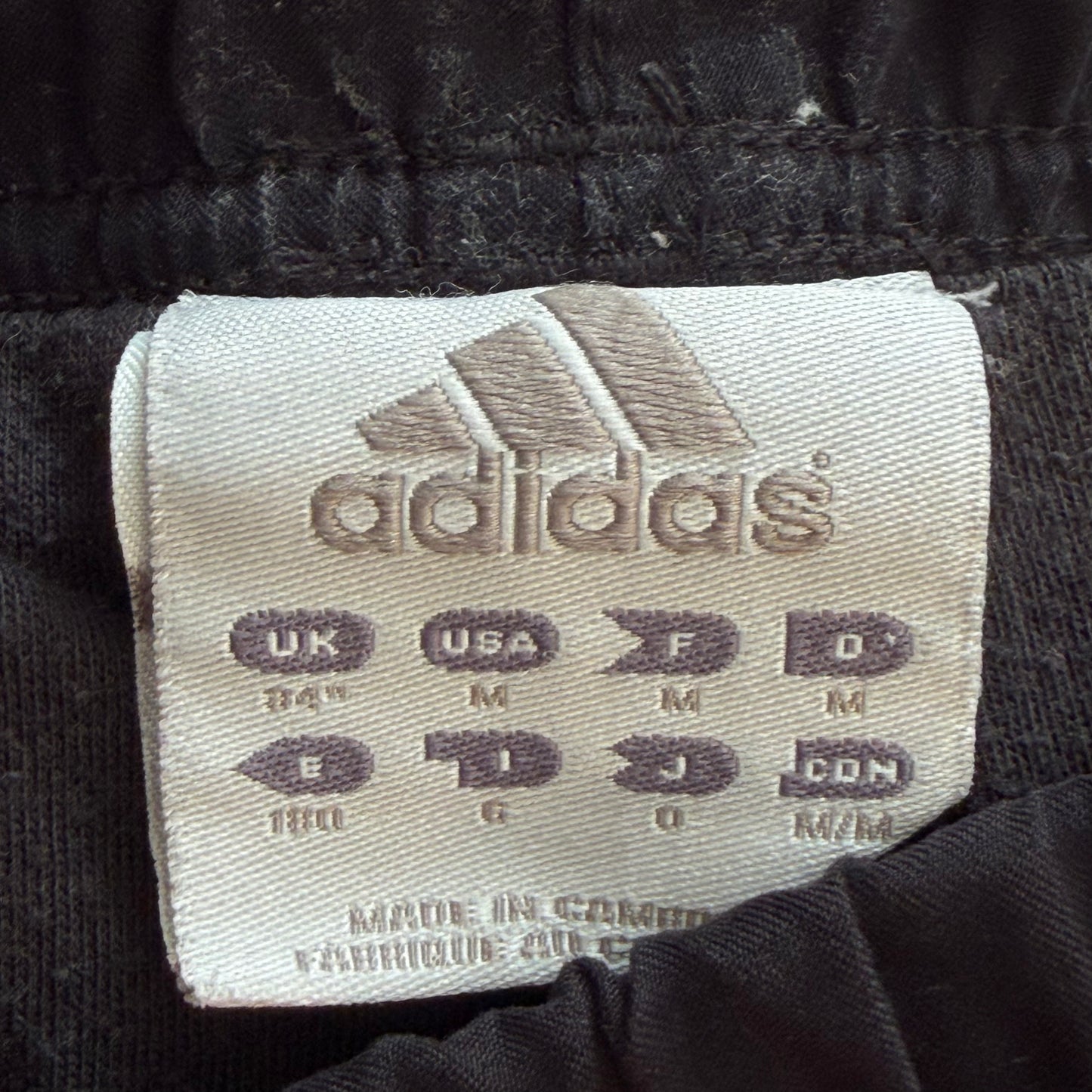 Y2K Adidas Baggy Classic Track Pants - M