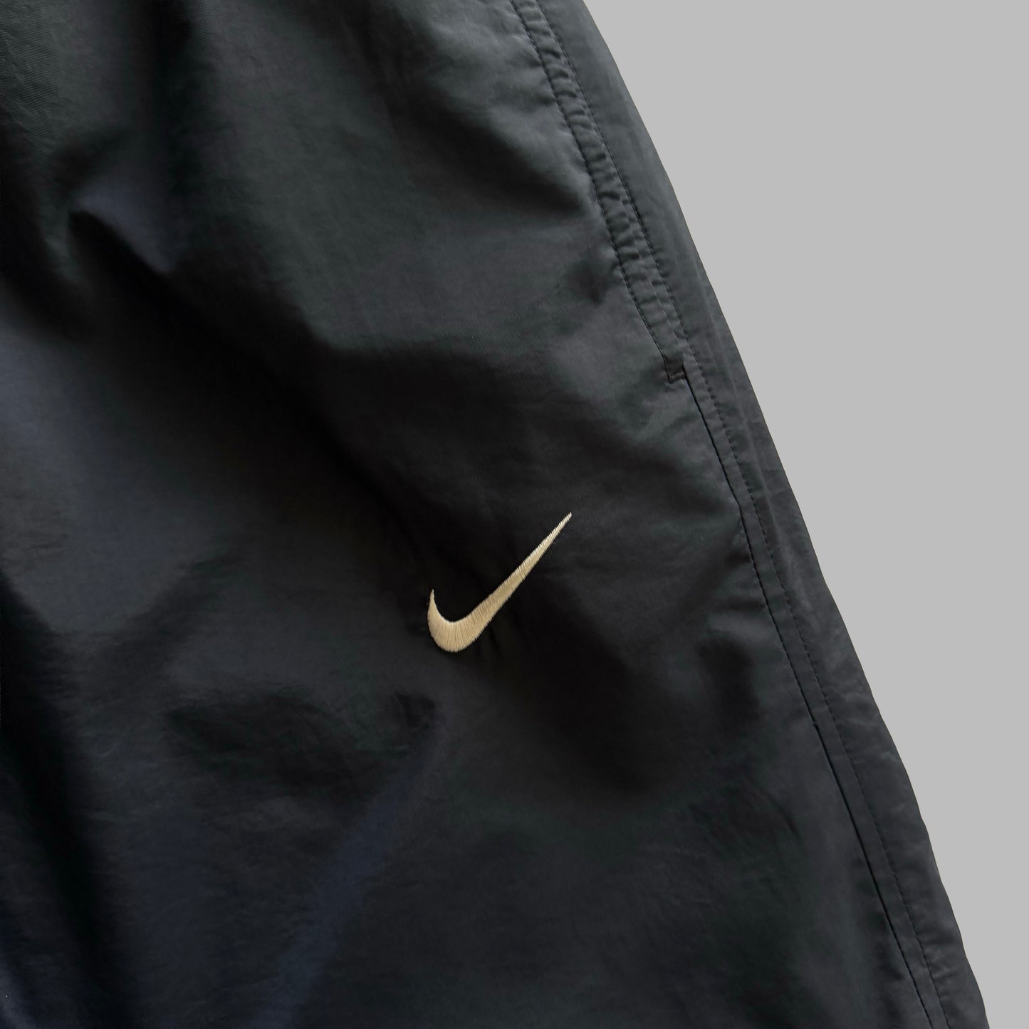 90s Nike Wide Leg Heavyweight Track Pants - M