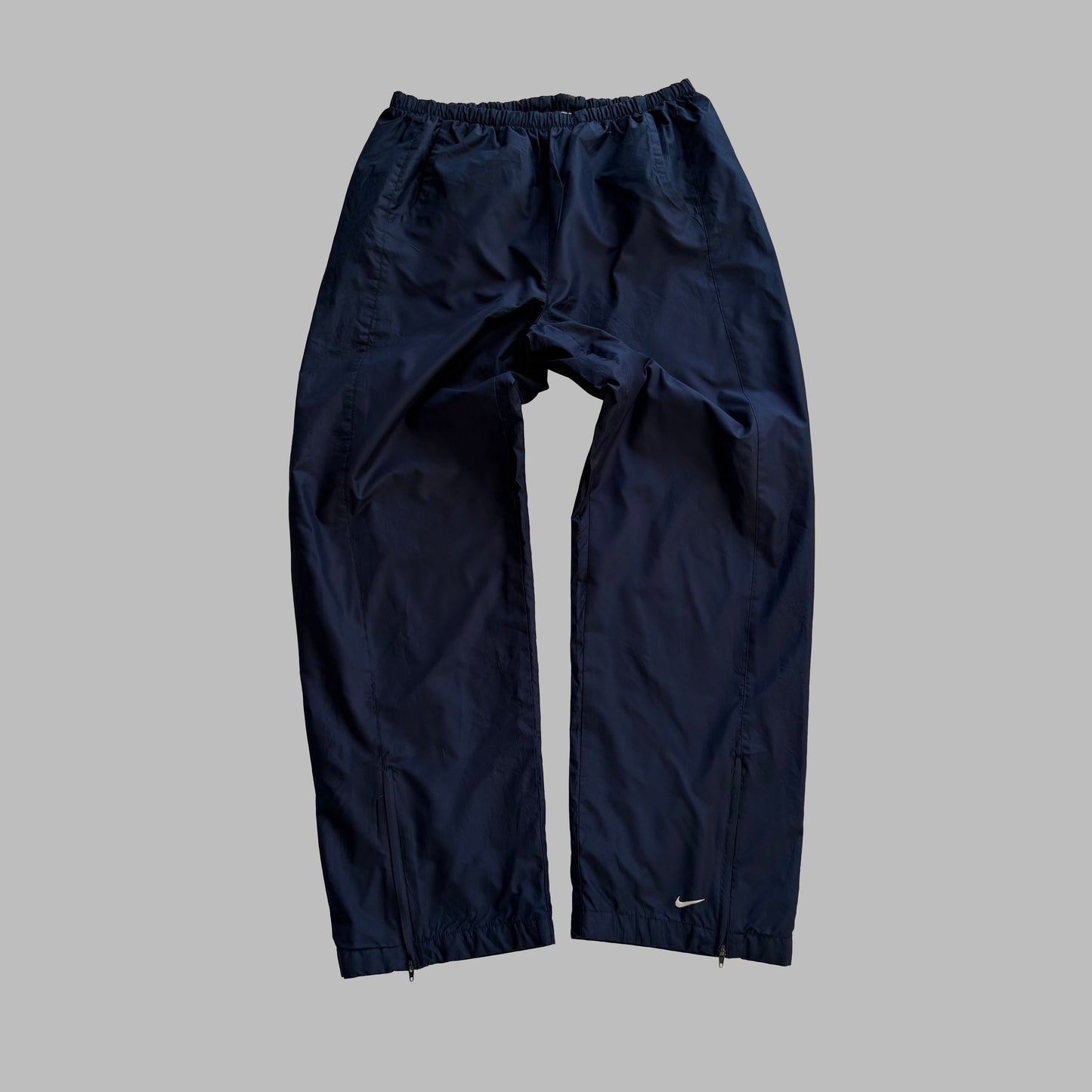 Y2K Nike Wide Leg Classic Track Pants - M