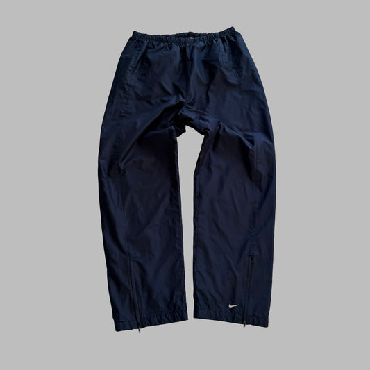 Y2K Nike Wide Leg Classic Track Pants - M