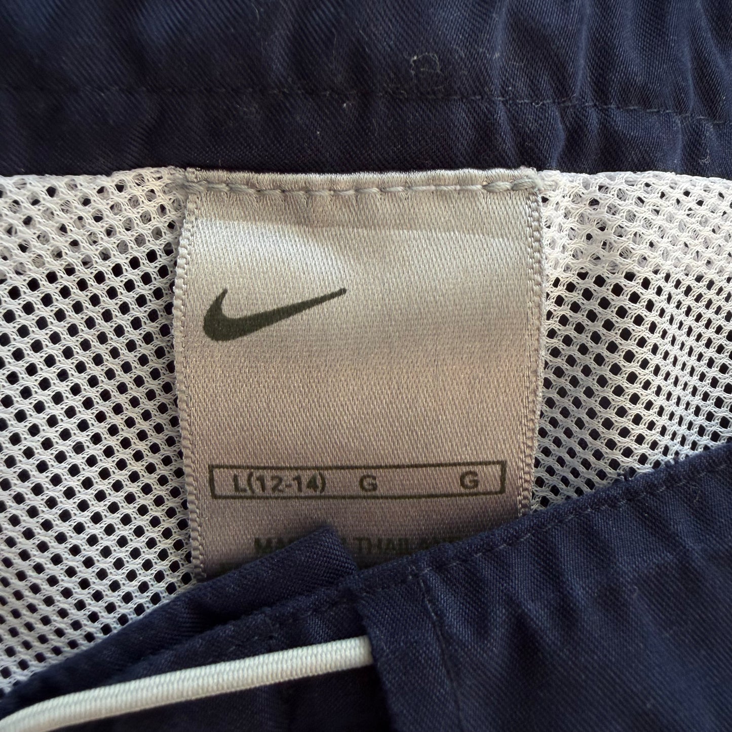 Y2K Nike Wide Leg Classic Track Pants - L