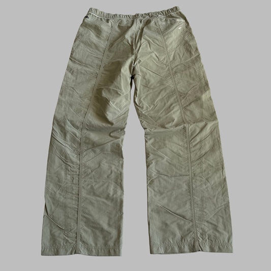 00s Adidas Wide Leg Track Pants - Medium