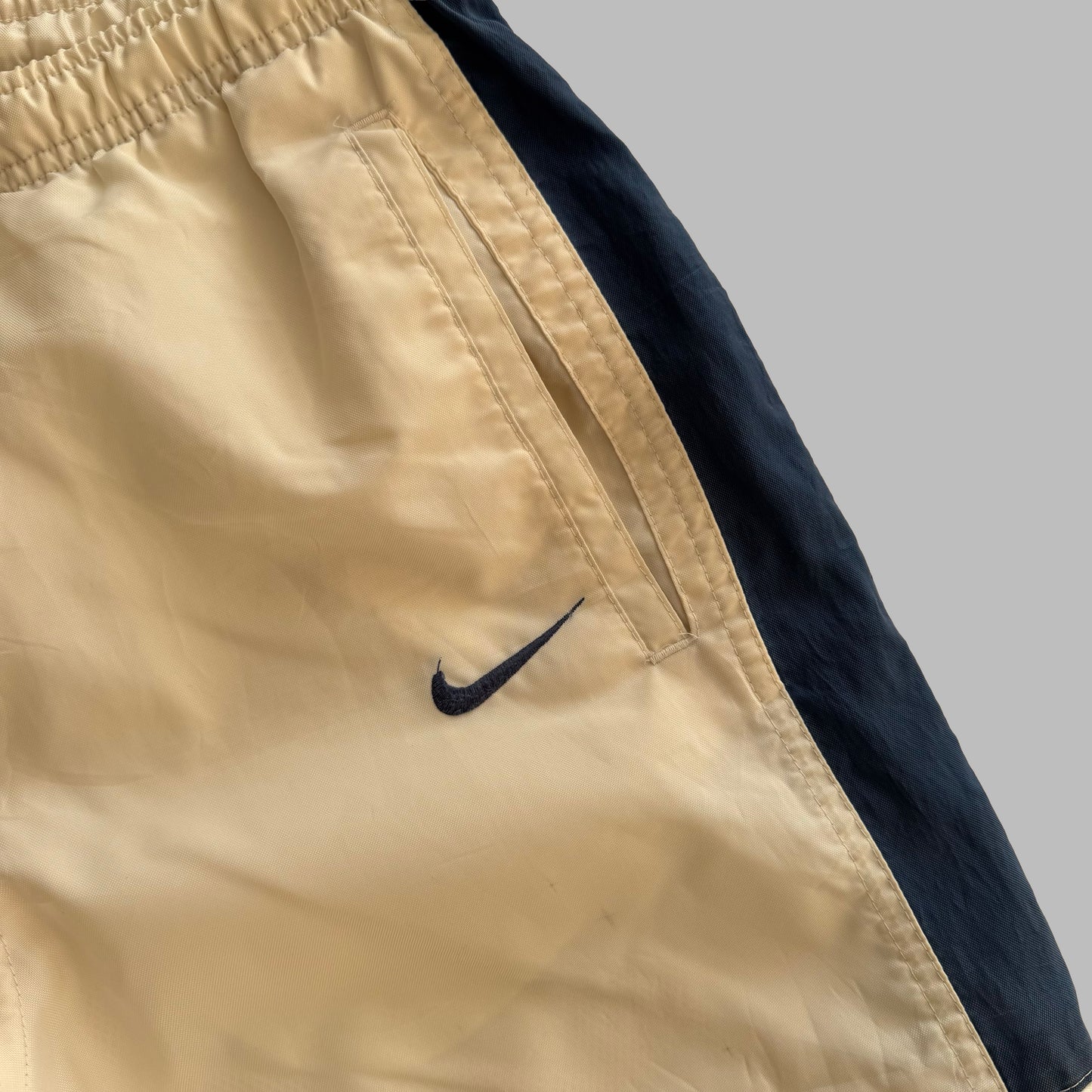 90s Nike Wide Leg Striped Track Pants - S