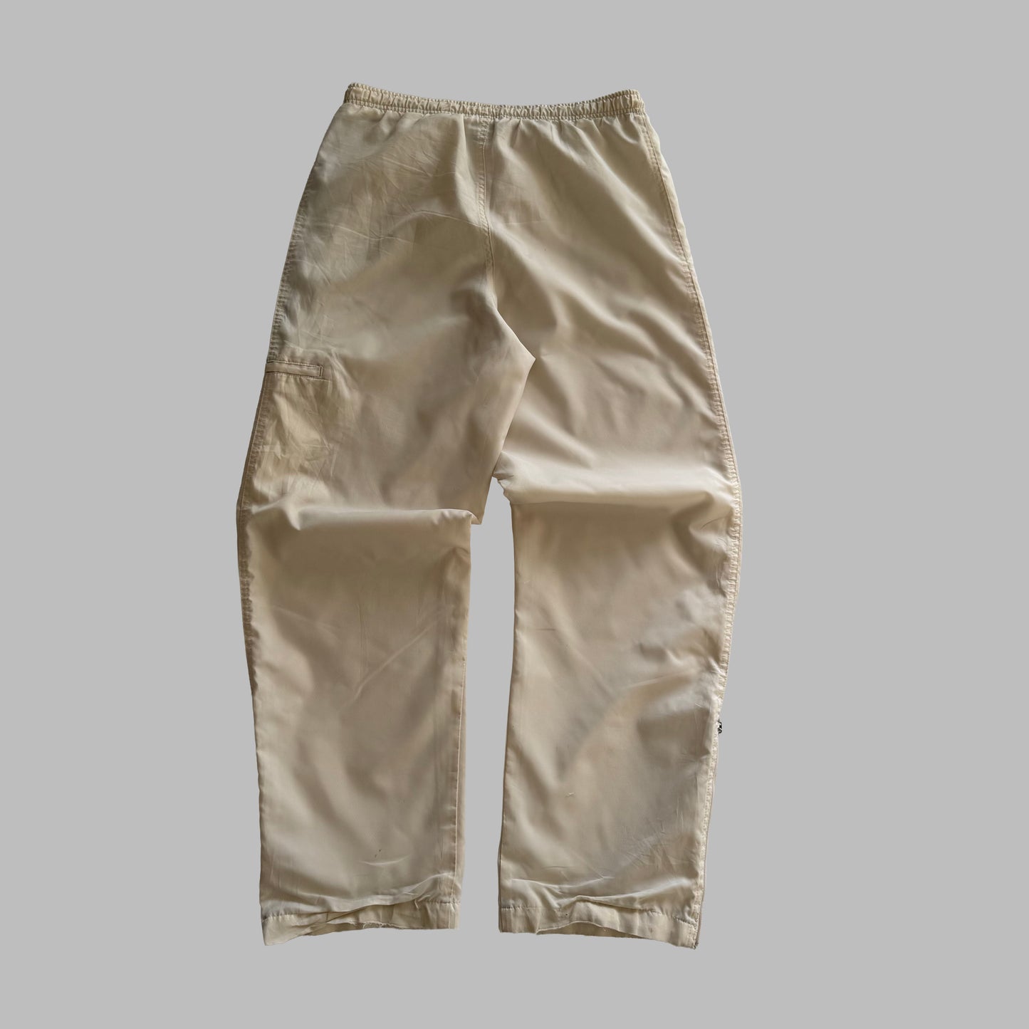 90s Nike Wide Leg Striped Track Pants - S