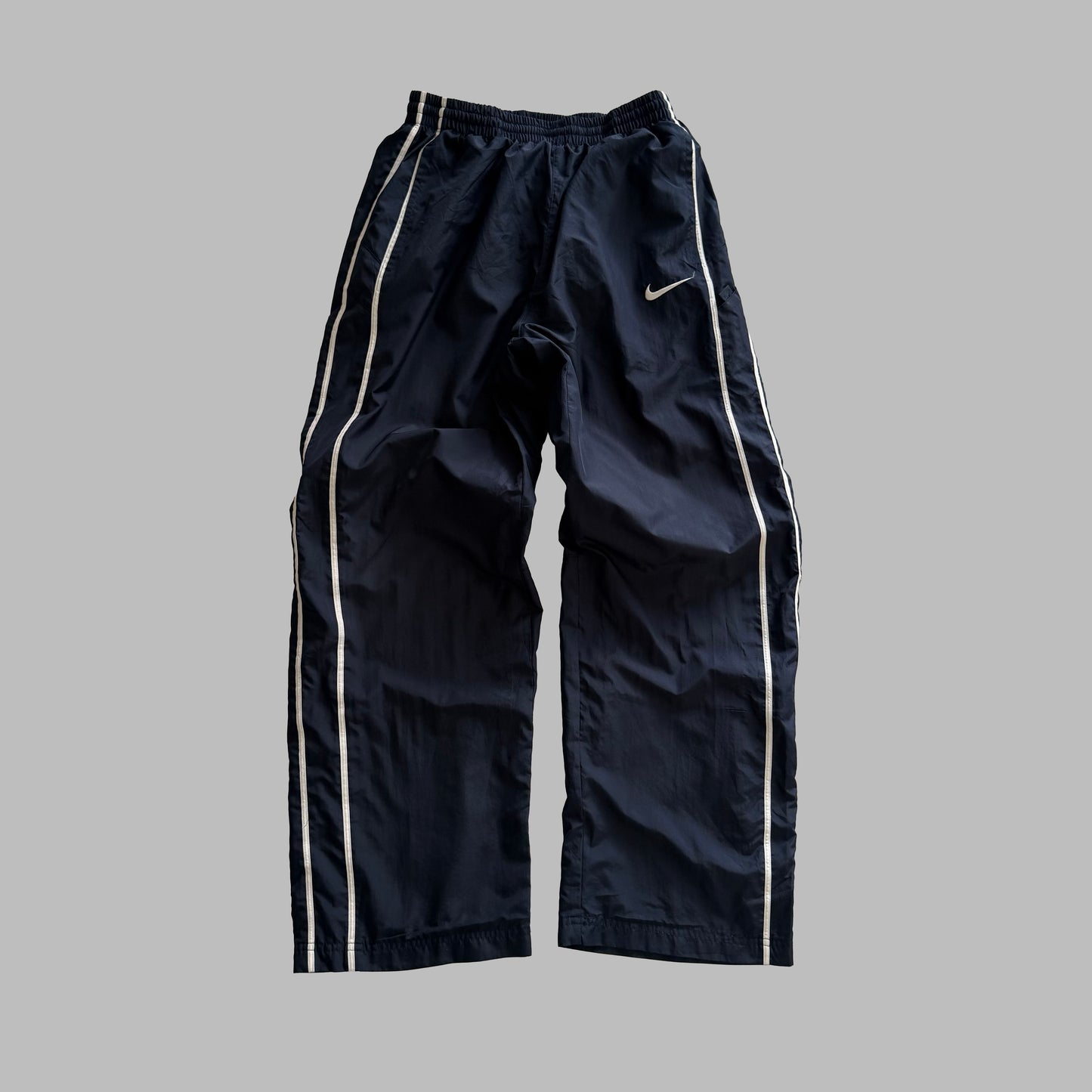 Y2K Nike Baggy Striped Track Pants - XS