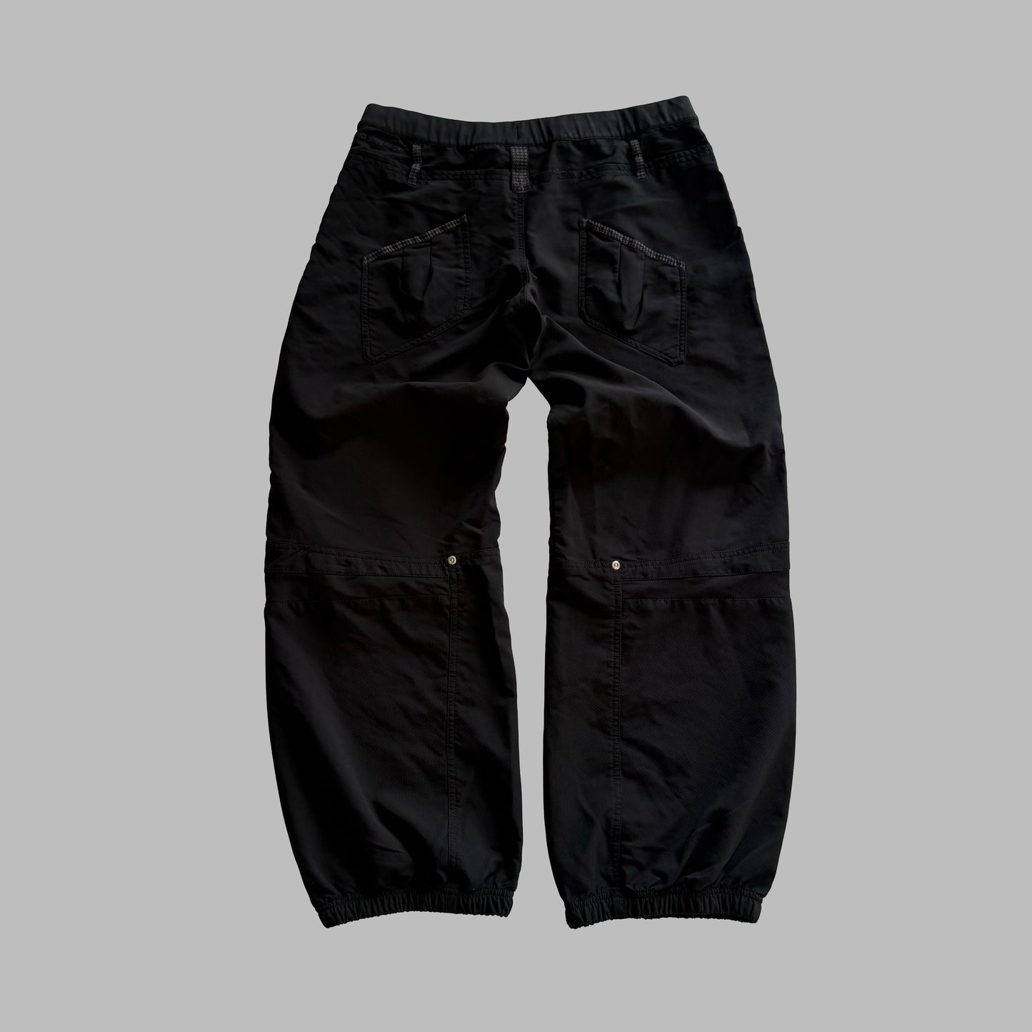 Y2K Nike Mid-Length Parachute Classic Track Pants - M