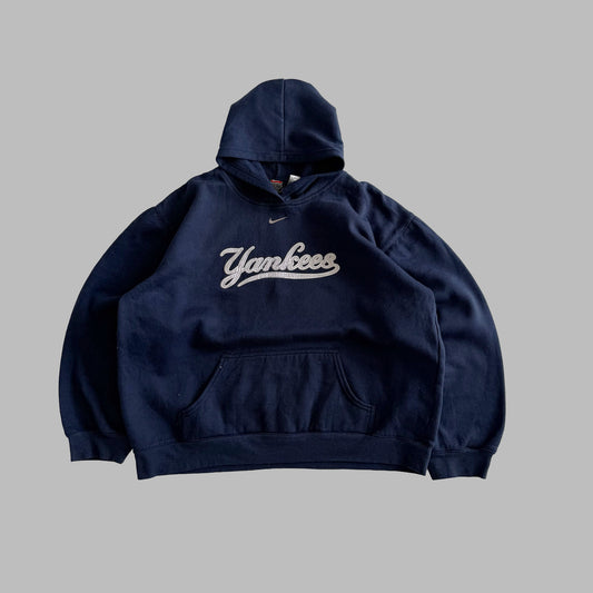 90s Nike Team Yankees Hoodie - L