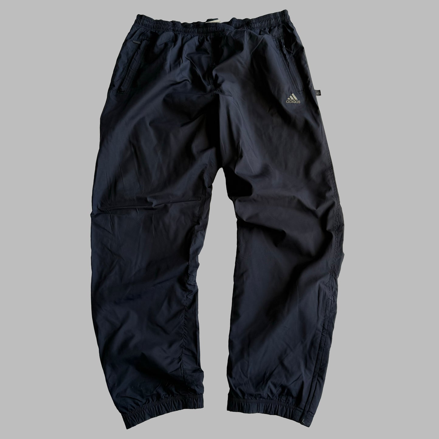 90s Adidas Baggy Track Pants - Large
