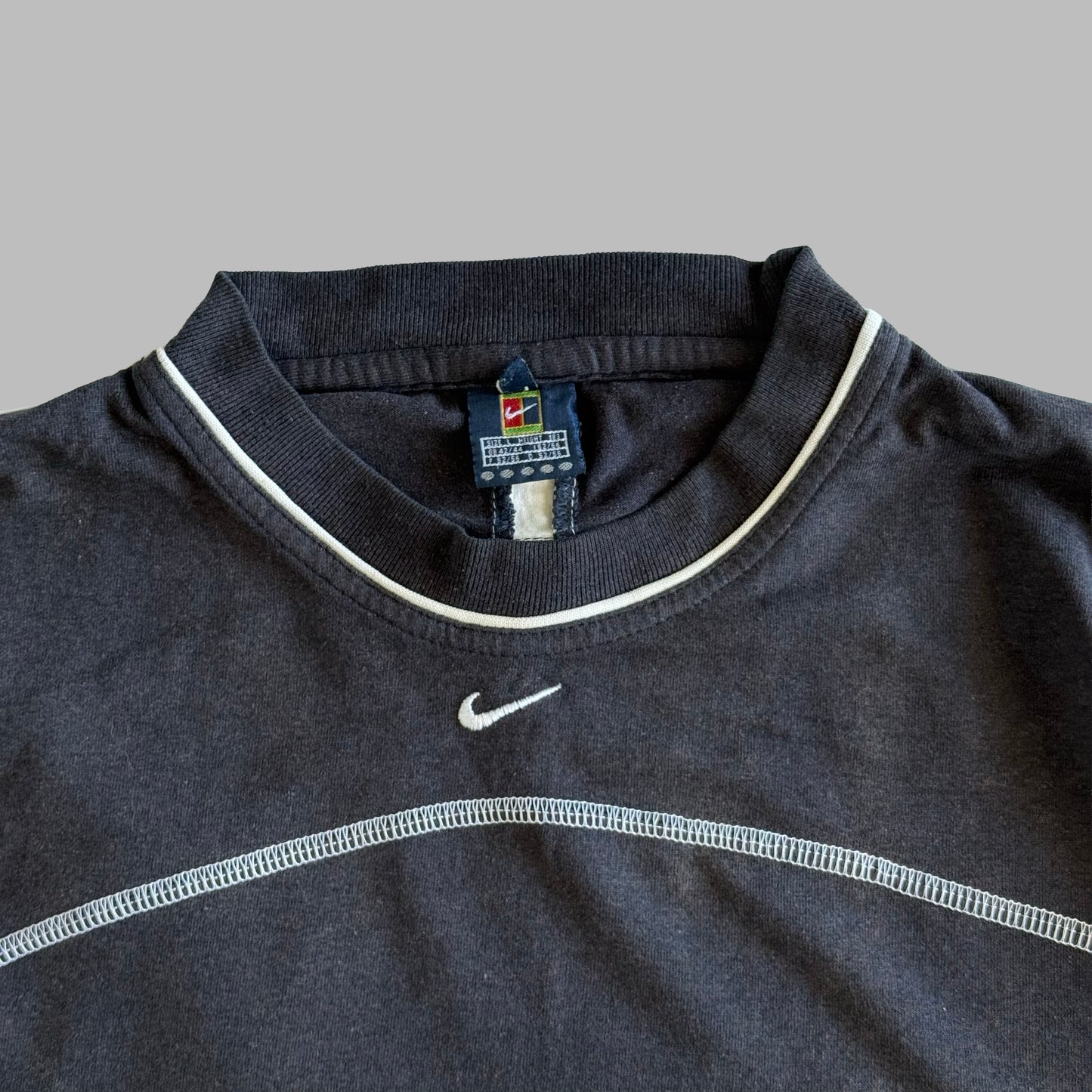 90s Nike Centre Swoosh T-Shirt - Large