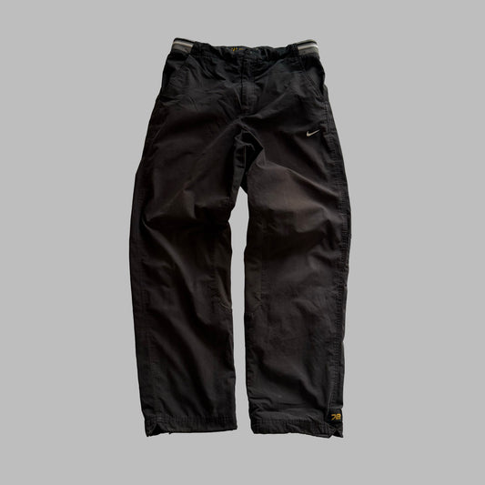 Y2K Nike Wide Leg Classic Track Pants - L