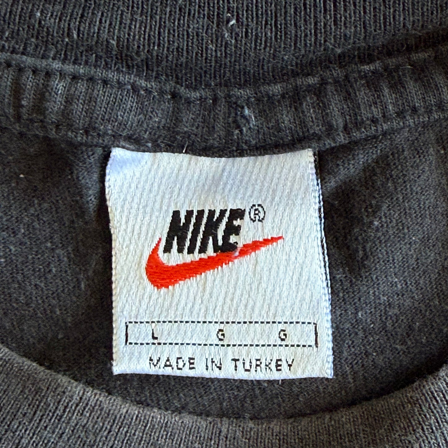 90s Nike Single Swoosh T-Shirt - Large