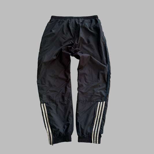 Y2K Adidas Striped Baggy Track Pants - L