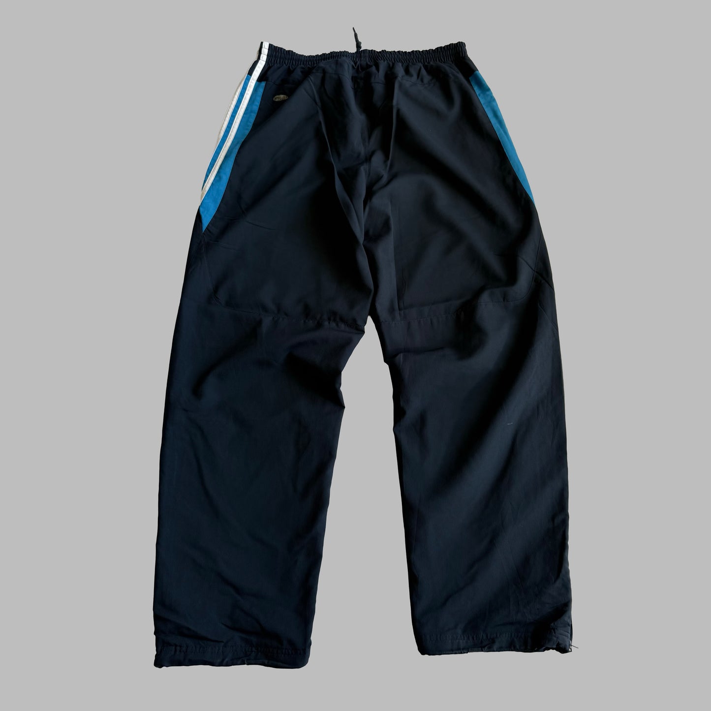 00s Adidas Wide Leg Track Pants - Medium