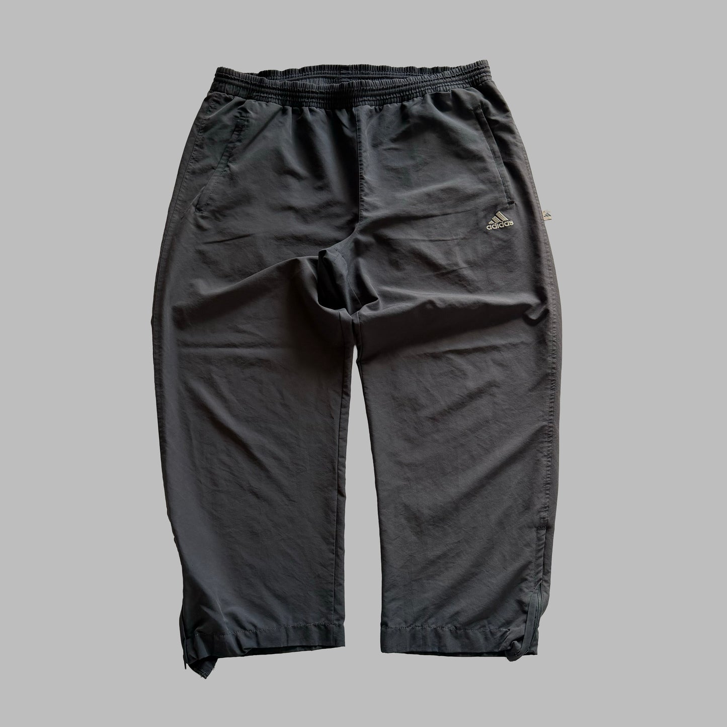 90s Adidas Minimal Wide Leg Track Pants - XL