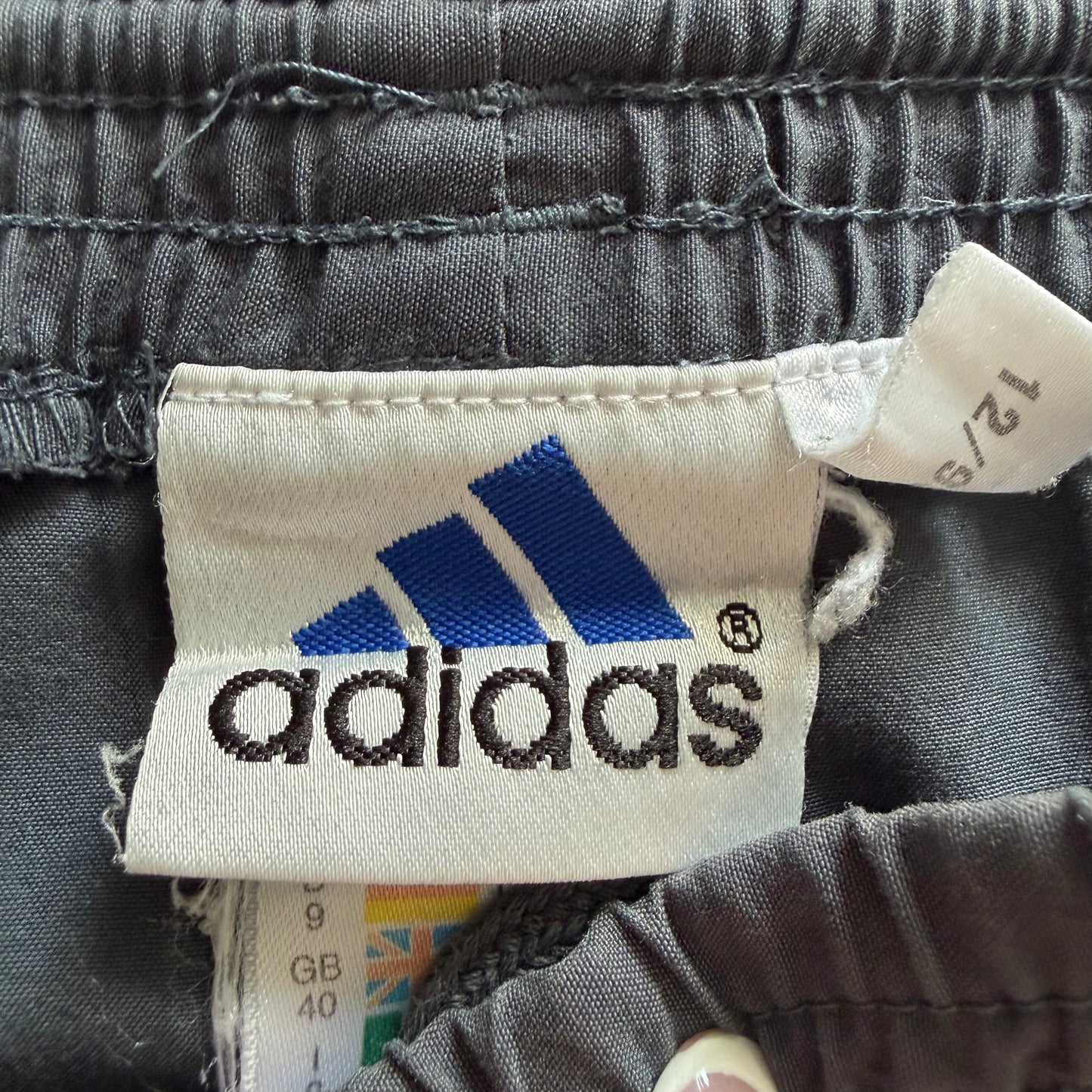 90s Adidas Minimal Wide Leg Track Pants - XL