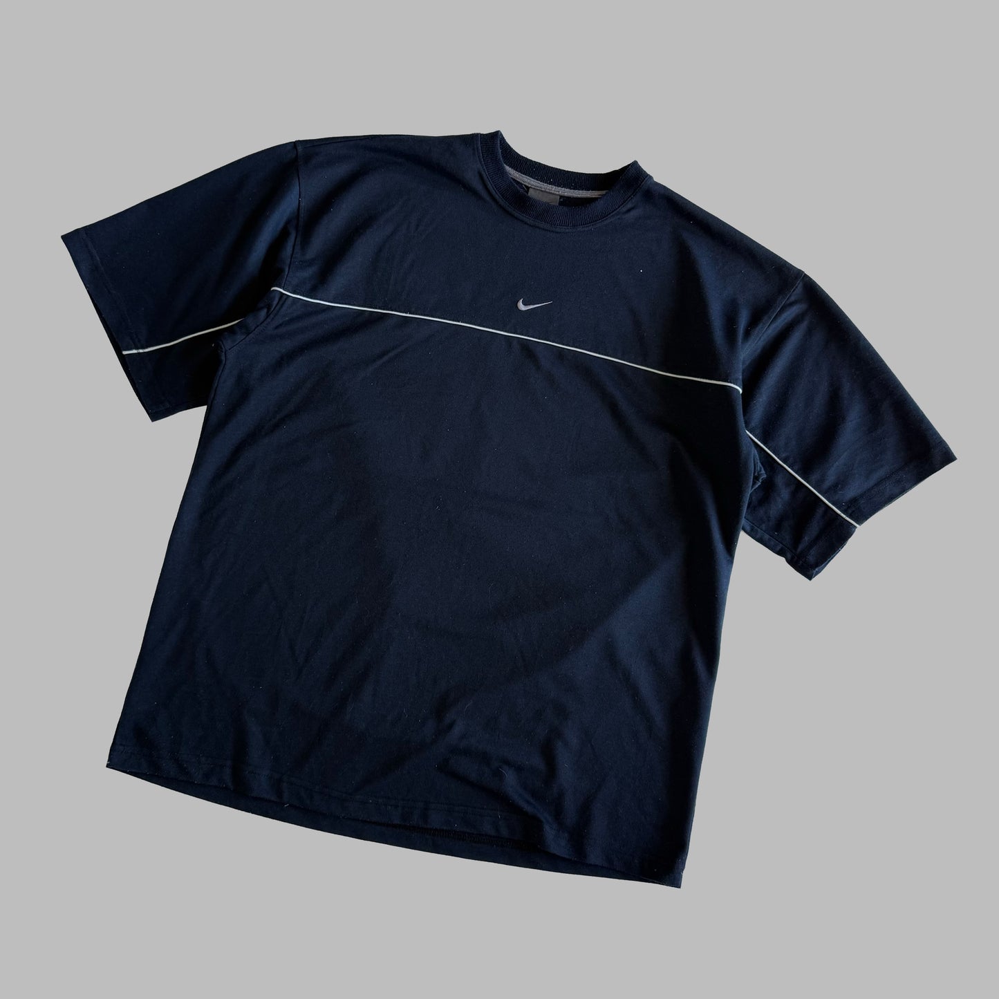 00s Nike Centre Swoosh T-Shirt - Large