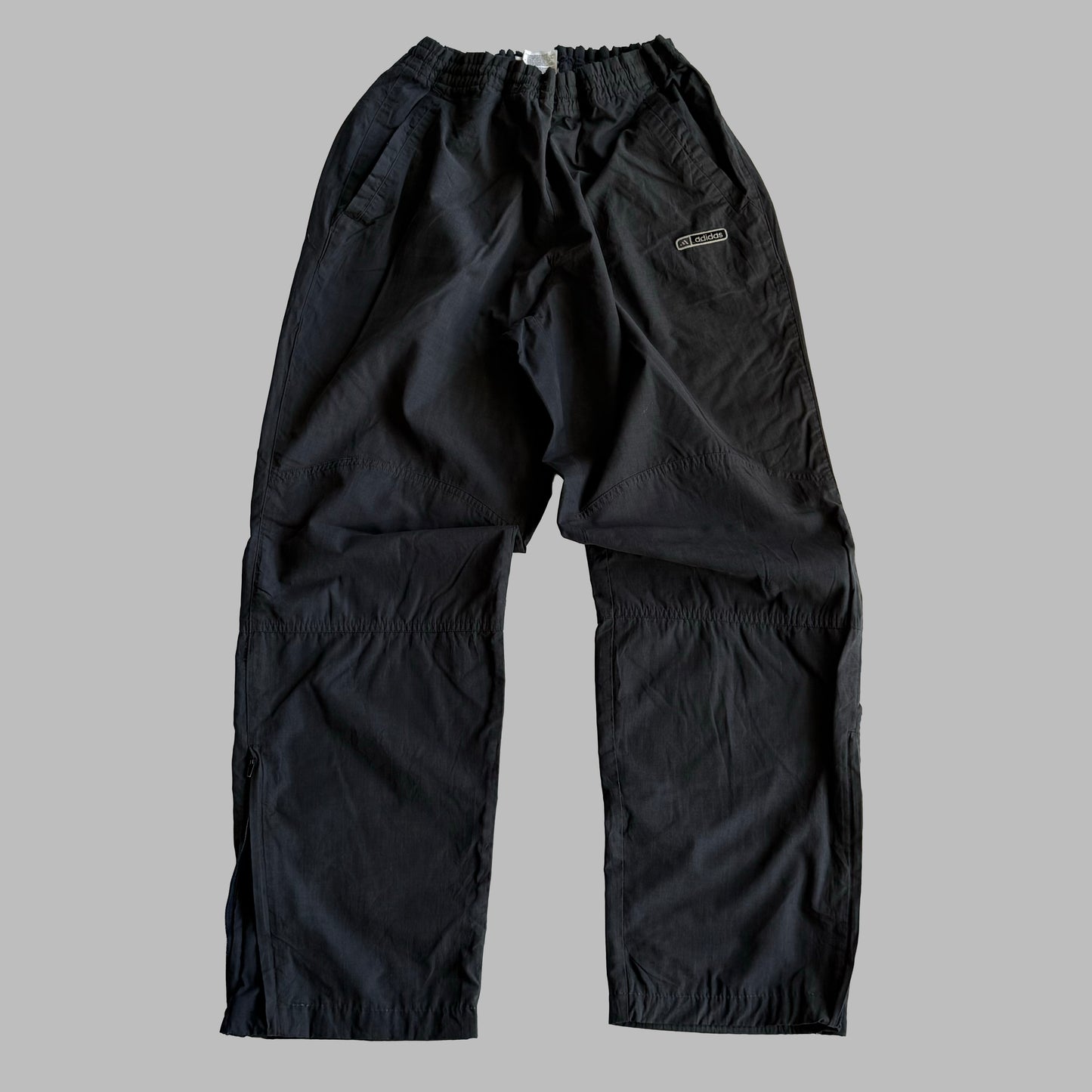 00s Adidas Wide Leg Track Pants - Medium