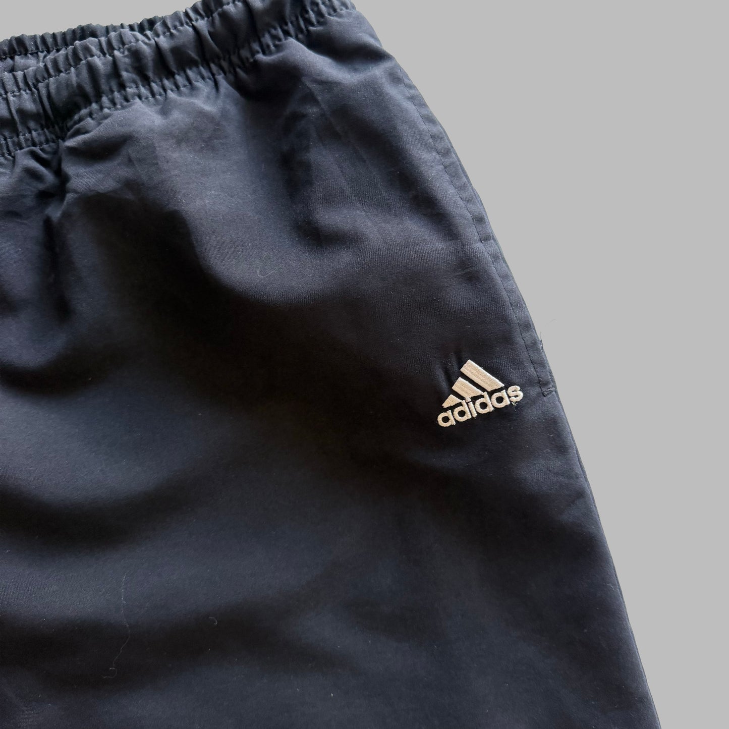 Y2K Adidas Minimal Wide Leg Track Pants - L