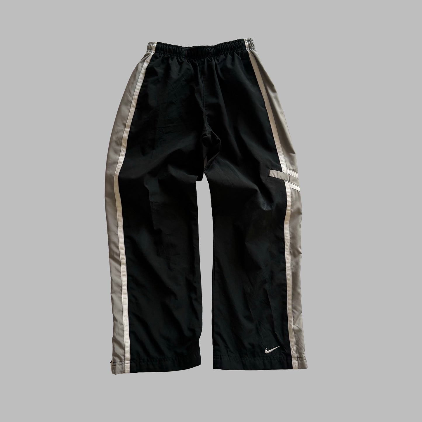 Y2K Nike Straight Leg Striped Track Pants - XXS