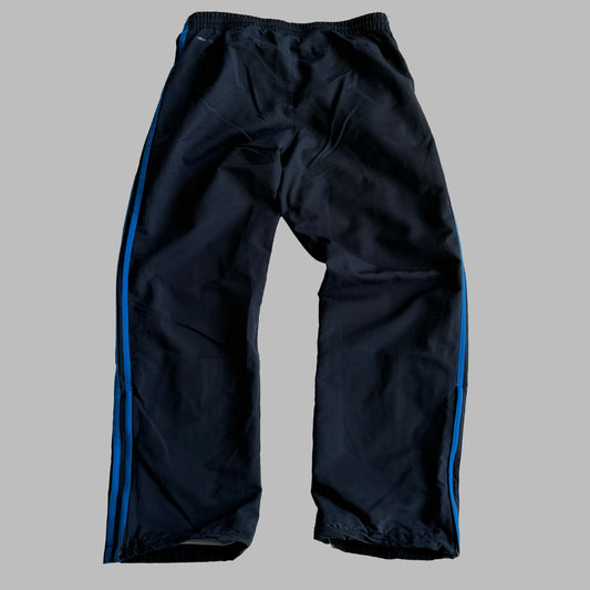 00s Adidas Wide Leg Track Pants - Small