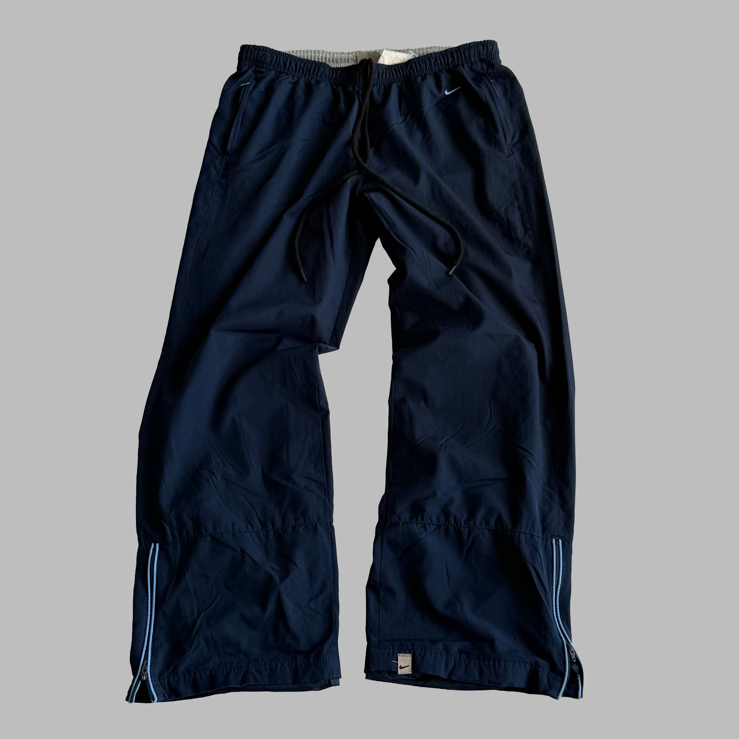00s Nike Wide Leg Track Pants - Medium