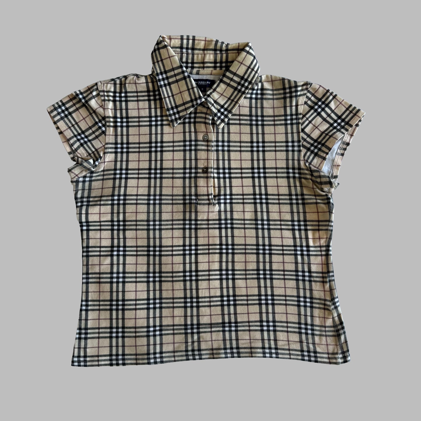 00s Burberry Polo Top - Small