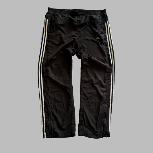 Y2K Adidas Striped Straight Leg Track Pants - XL