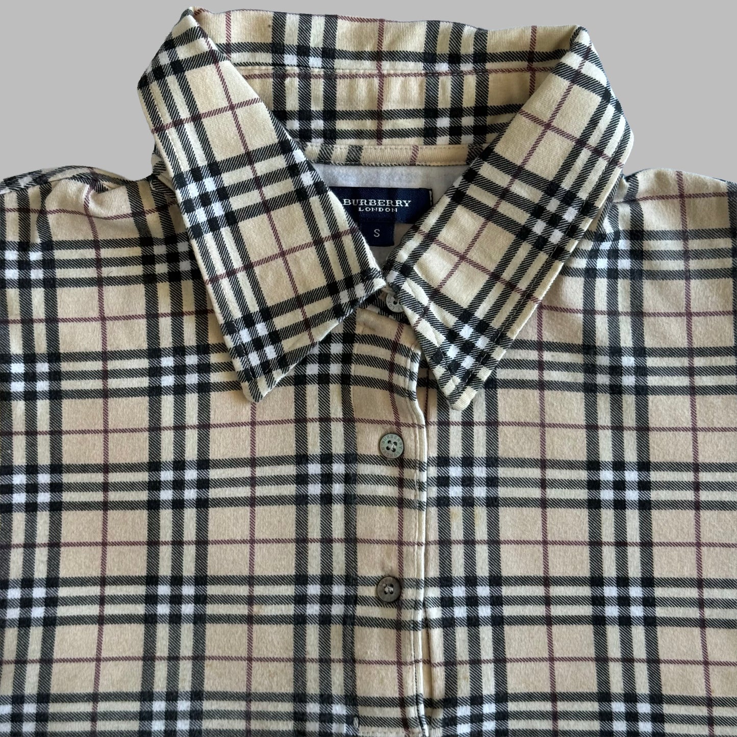 00s Burberry Polo Top - Small