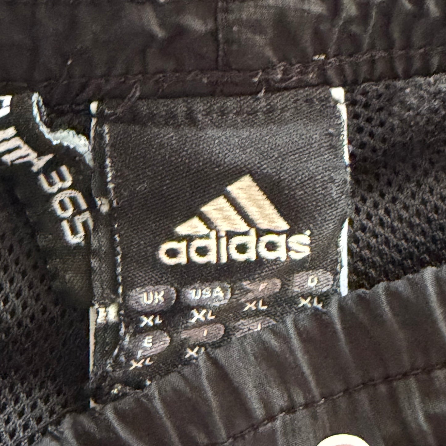 Y2K Adidas Striped Straight Leg Track Pants - XL