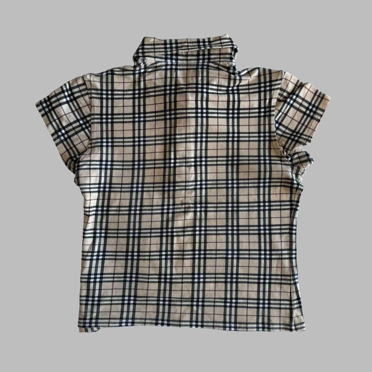 00s Burberry Polo Top - Small