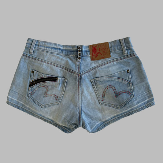 Evisu Micro Shorts - 28"