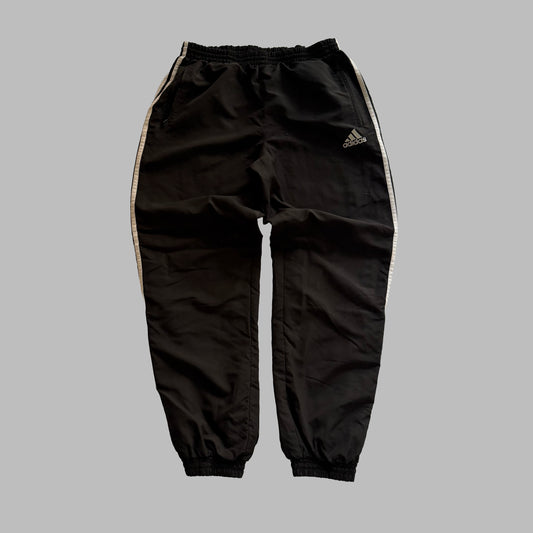 90s Adidas Three Striped Baggy Track Pants - L