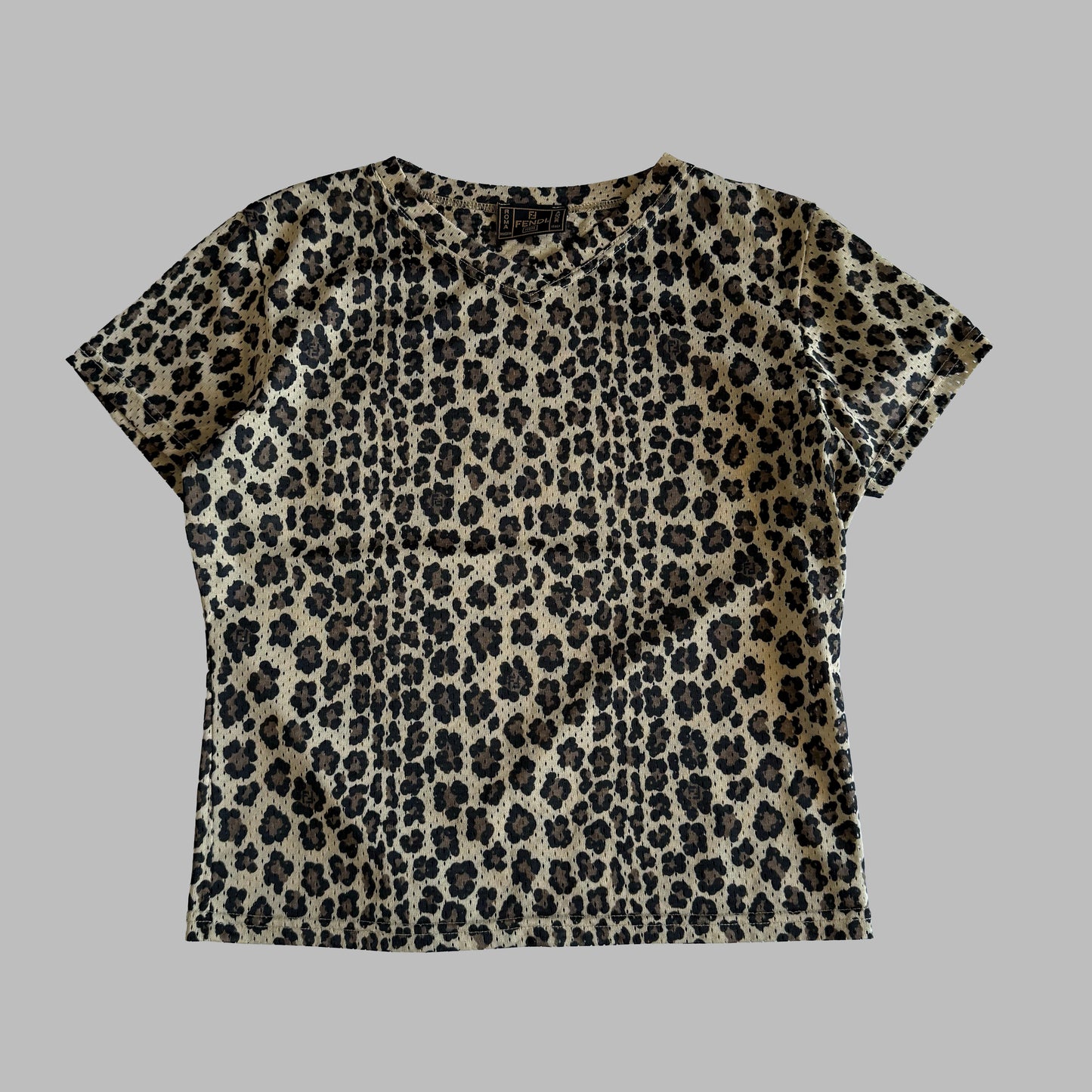 00s Fendi Mesh Top - Medium