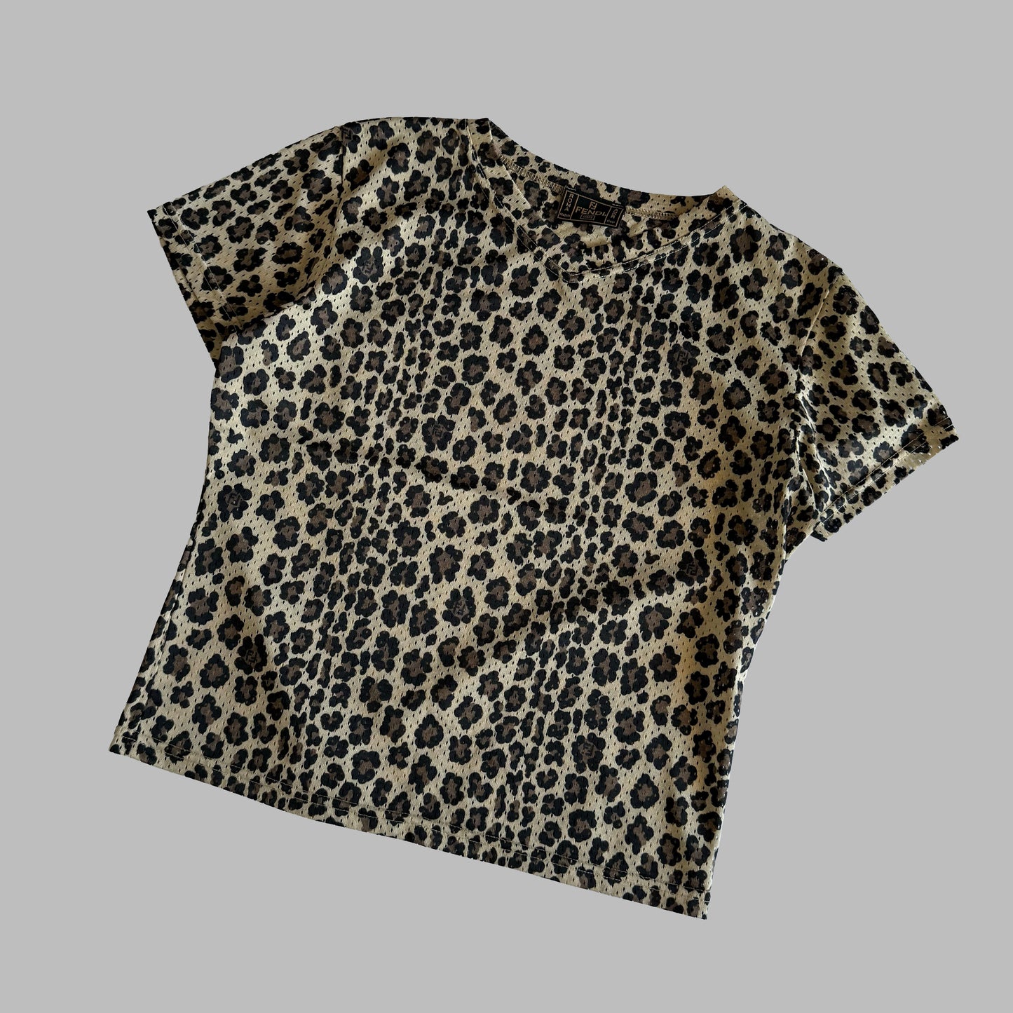 00s Fendi Mesh Top - Medium