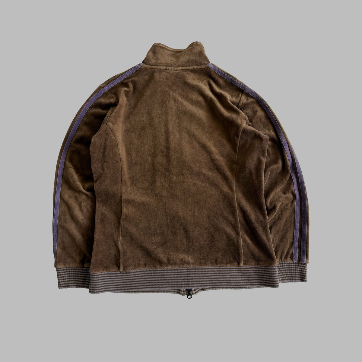 Y2K Adidas Three Stripe Velour Velvet  Matching Track Set - M