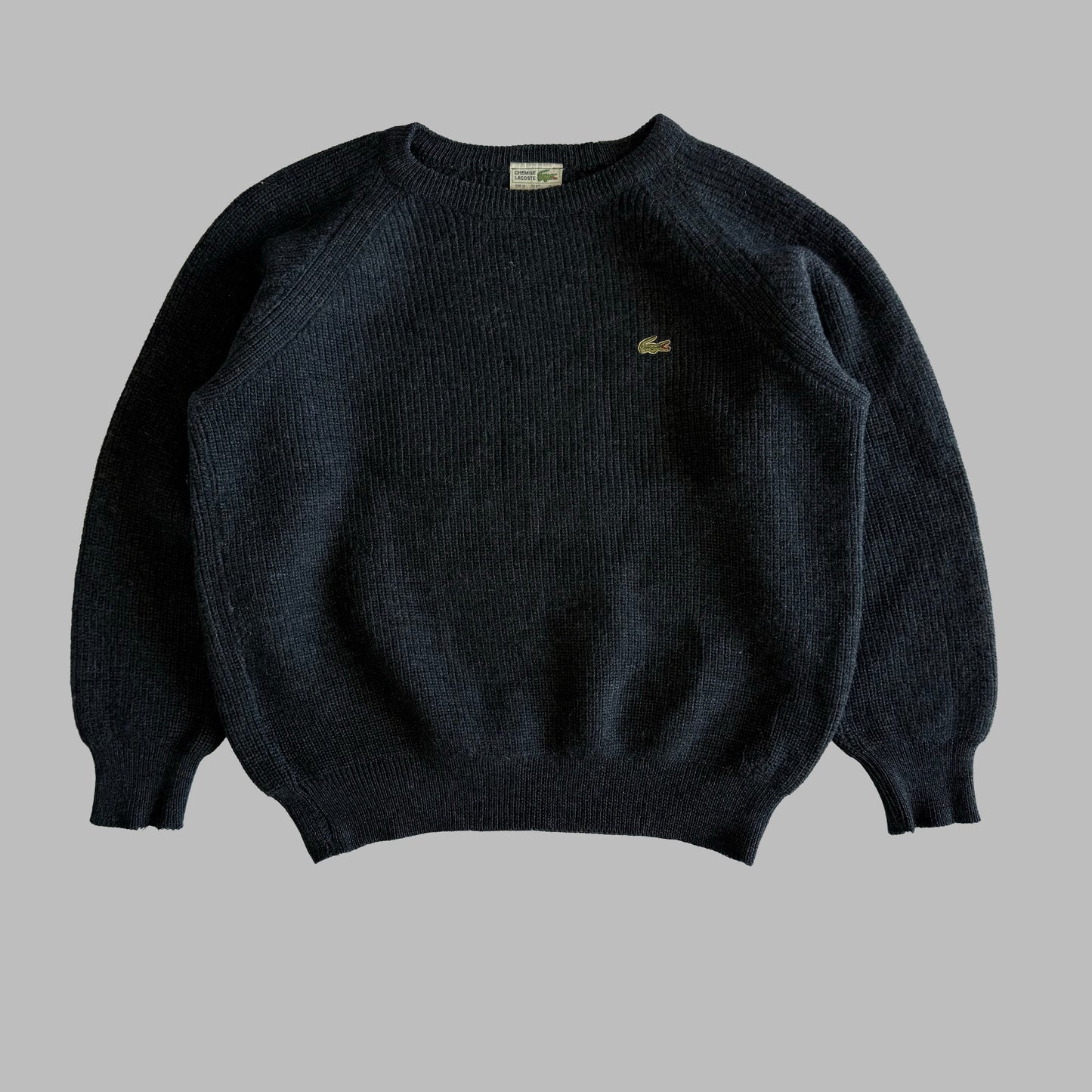 70s Lacoste Heavy Knit - Large