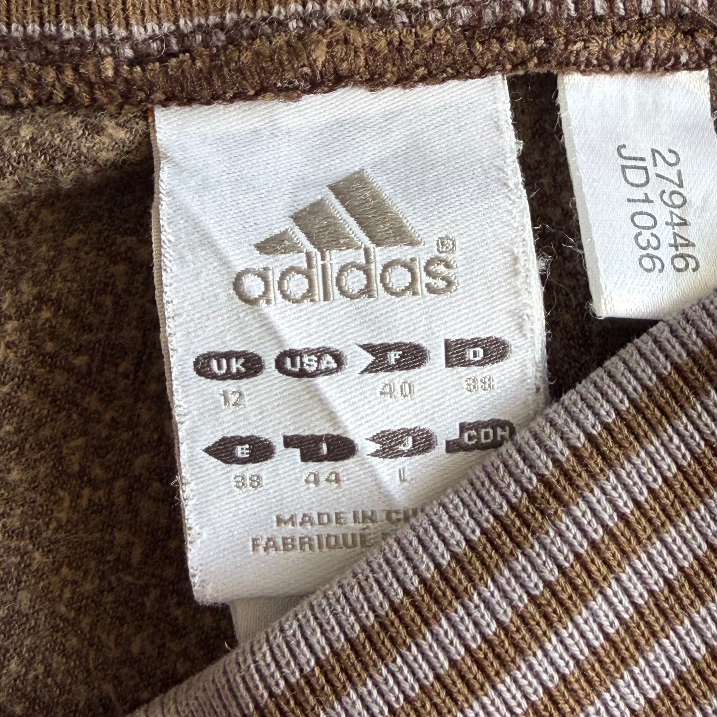Y2K Adidas Three Stripe Velour Velvet  Matching Track Set - M