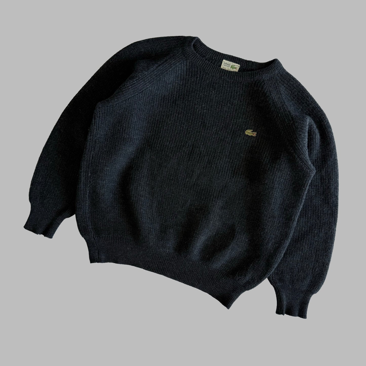 70s Lacoste Heavy Knit - Large