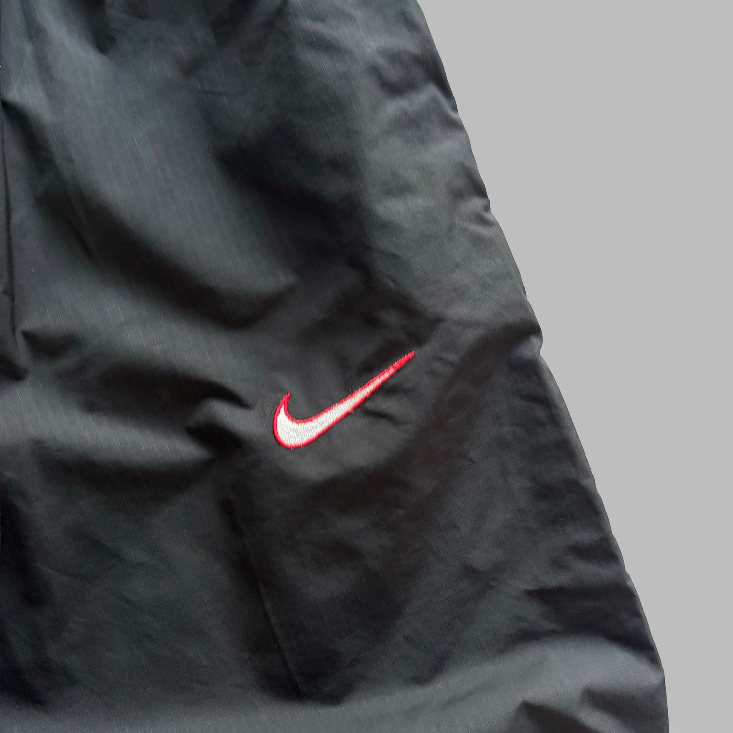 90s Nike Wide Leg Classic Track Pants - M