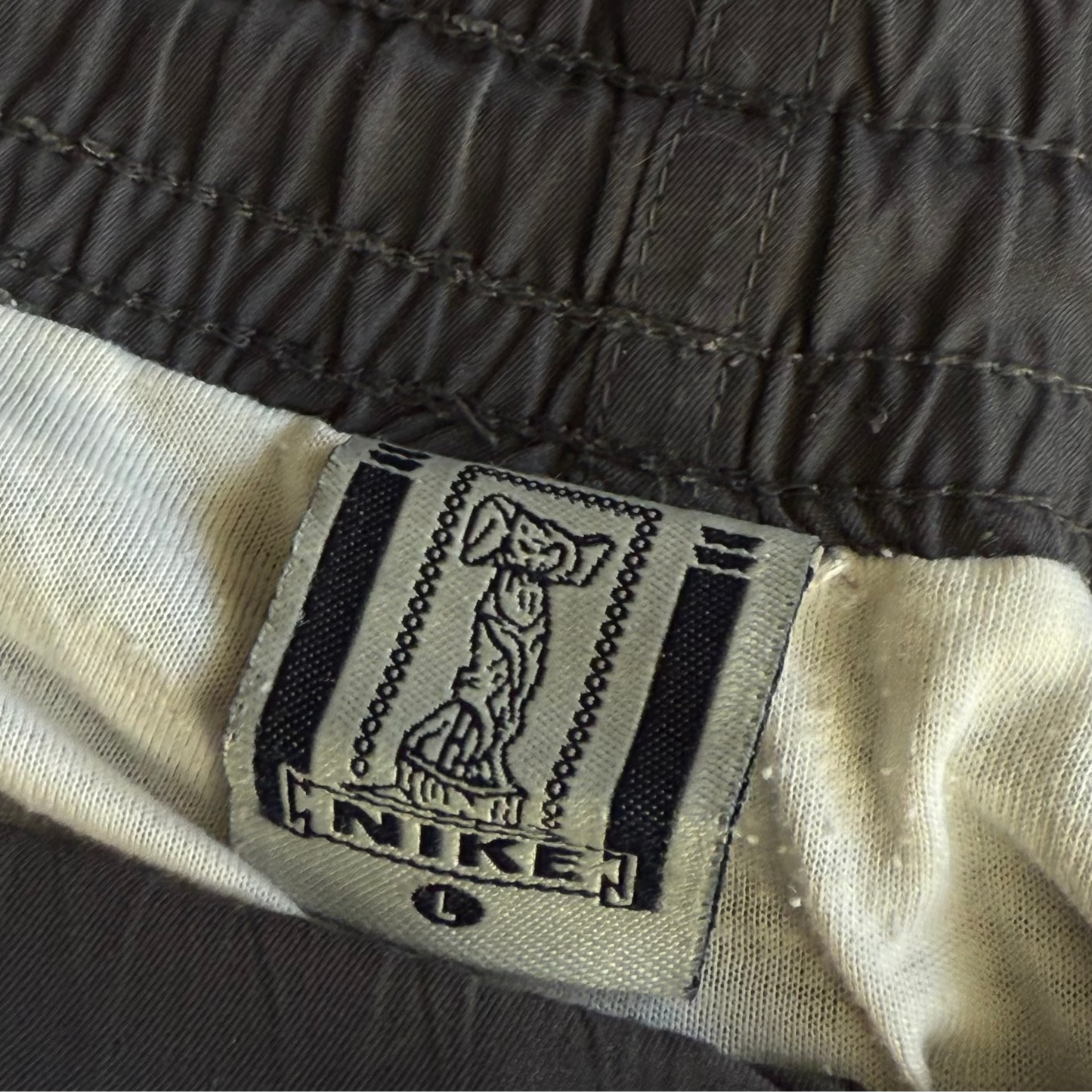 70s Nike Wide Leg Track Pants - Large