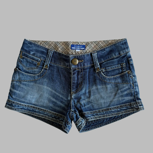 00s Burberry Mini Shorts - Small